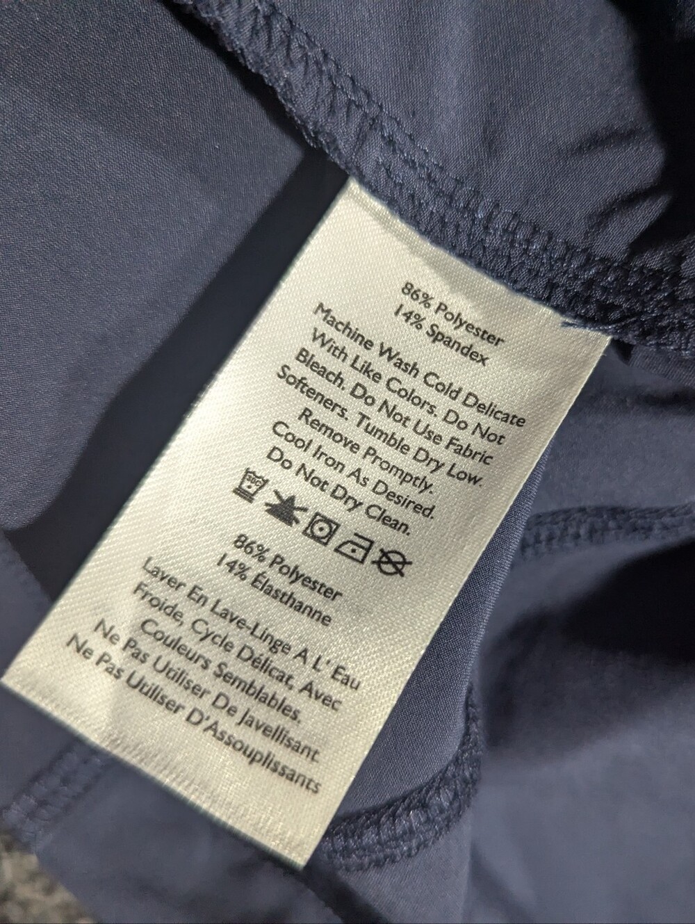 Eddie Bauer Women's Athleisure Blazer Jacket Unlined Stretch Size 14 Zip Pockets - Picture 16 of 16
